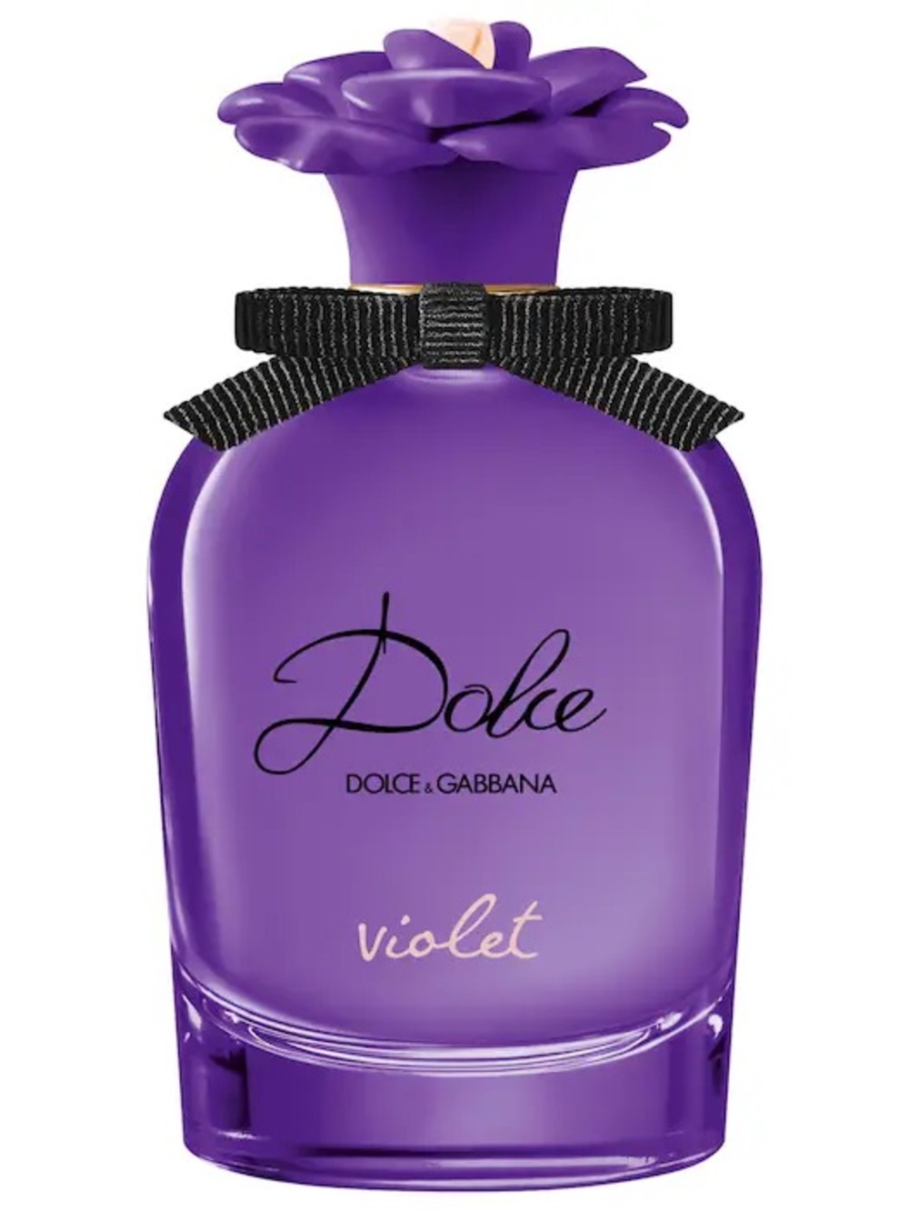 Dolce & Gabbana Violet Purple Floral Bath & Body Bottle